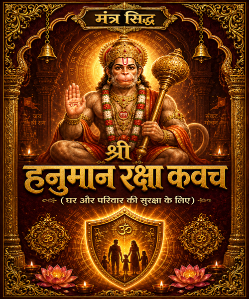 Mantra Siddha Shree Hanuman Raksha Kavach (For home and family protection)