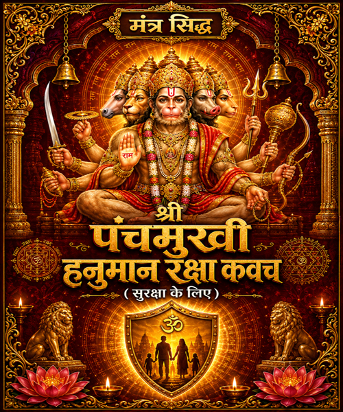 Mantra Siddha Shree Panchmukhi Hanuman Raksha Kavach (For Protection)