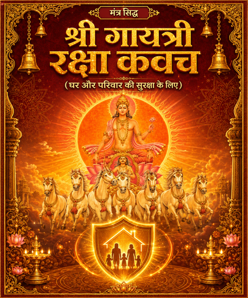 Mantra Siddha Gayatri Raksha Kavach (for home and family protection)