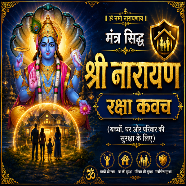 Mantra Siddha Shree Narayan Raksha Kavach (For protection of children, home and family)
