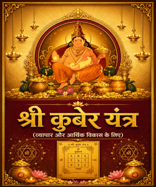 Shree Kuber Yantra (for business and economic growth)