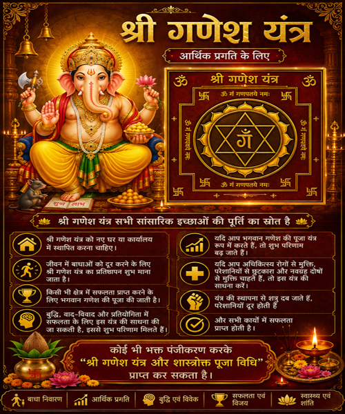Shree Ganesh Yantra (for financial progress)